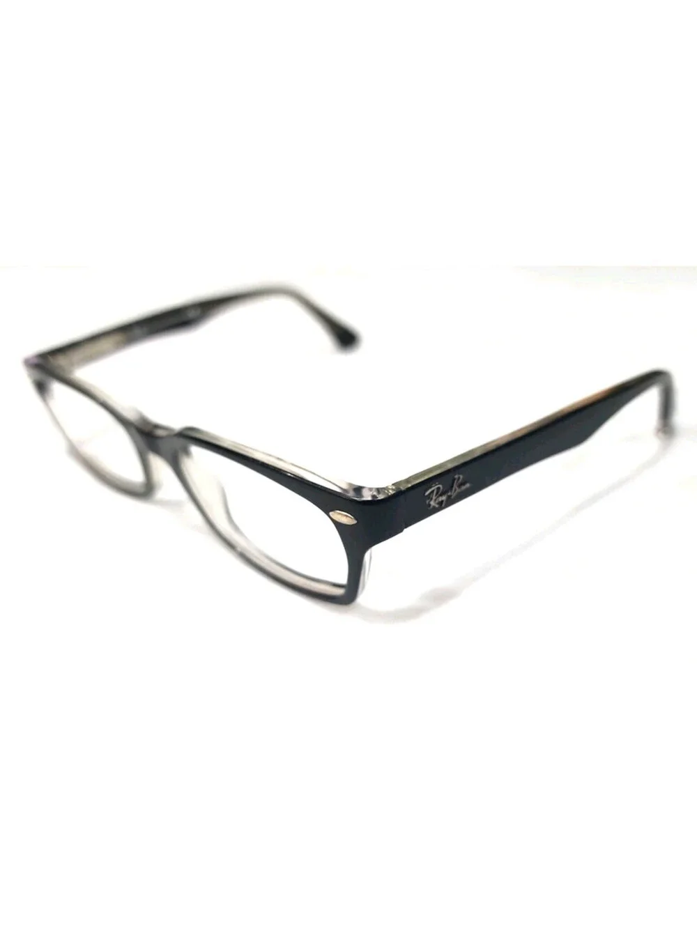 Ray Ban RB5150 2034 Black Rectangle Eyeglasses Frame 50-19 135